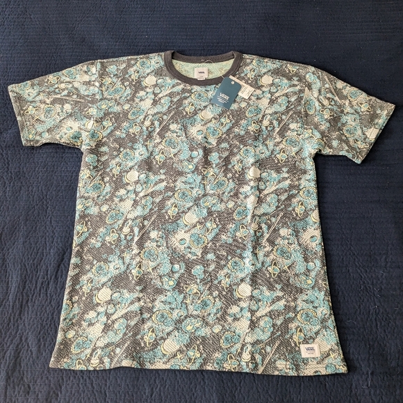 Vans Other - Vans ANAHEIM SPACE GALAXY T-SHIRT Men Cotton Premium thick 0124 NWT